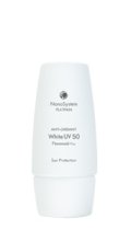 NanoSystem ナノシステム ホワイト UV50 45g チューブ入 / SPF50+/PA++++ / 日焼け止めクリーム / UVカット / ビタミンC / プラチナケア