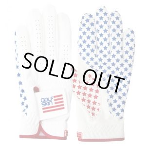 画像: 【ネコポス発送】 GOLFSKIN ゴルフスキン プレミアムグローブ アメリカンフリーダム　ゴルフ グローブ