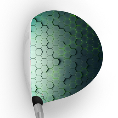 画像1: golf skin ゴルフスキン フルスキン F212 / ドライバー用グラフィックフィルム (メール便発送165円）