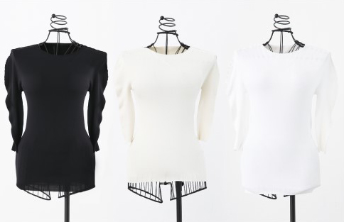画像1: ベリエッラ レガールインナー カラー：ブラック・クリーム・ホワイト フリーサイズ エステ用制服　Veriella　高品質のデザイナーズ エステユニフォーム